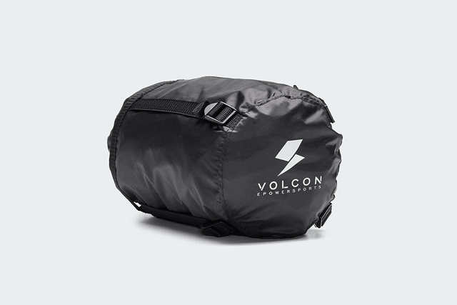 Volcon Grunt EVO weather cover packed in bag image