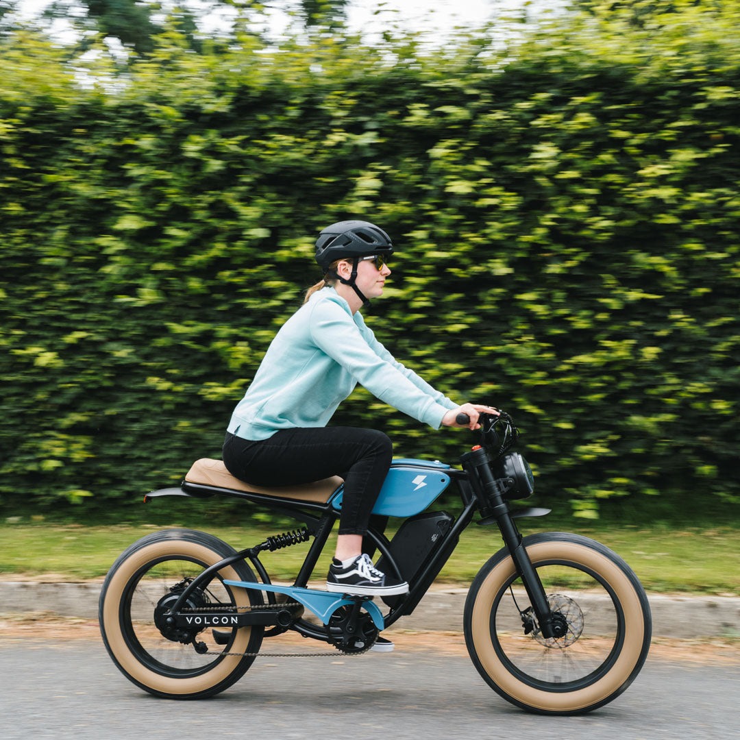 Volcon Brat fast ebike on street